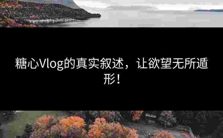 糖心Vlog的真实叙述，让欲望无所遁形！